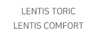 LENTIS TORIC LENTIS COMFORT  